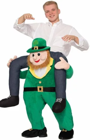 Novelty St Patrick's Day Adults Leprechaun Piggyback Costume