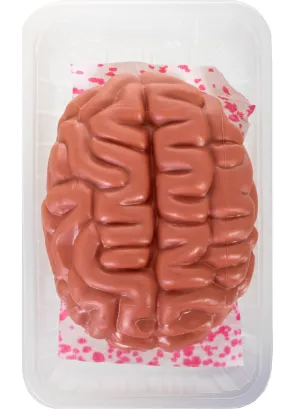 Novelty Tray of Brains Halloween Decoration