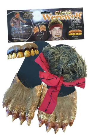 Novelty Werewolf Halloween Costume Accessory Kit