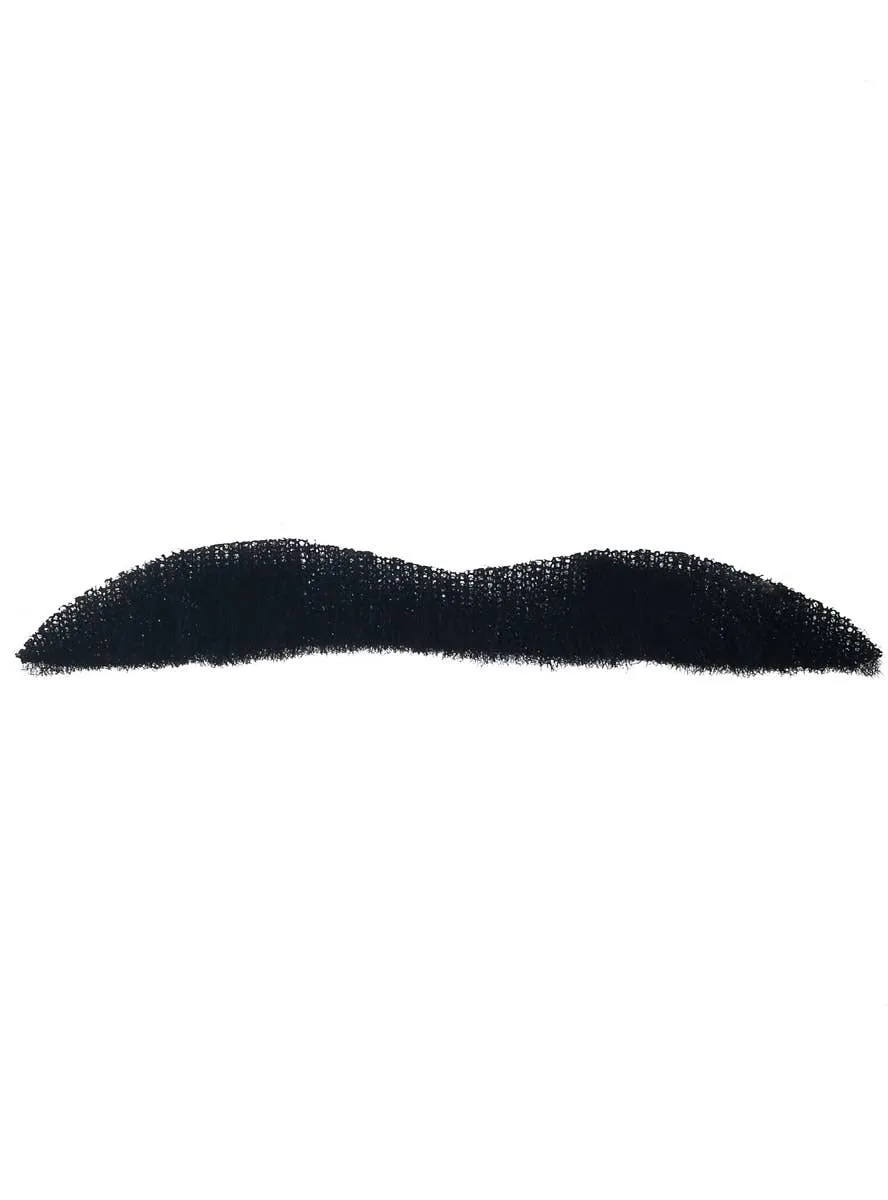 Novelty Wide and Straight Black Costume Moustache