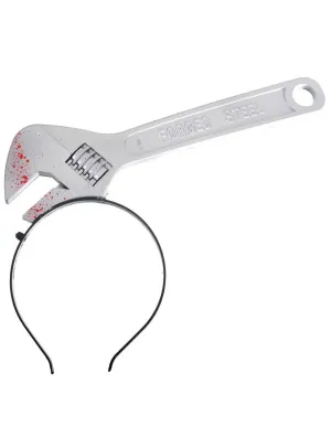 Novelty Wrench in Head Halloween Costume Headband