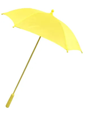 Nylon Yellow Parasol Costume Accessory