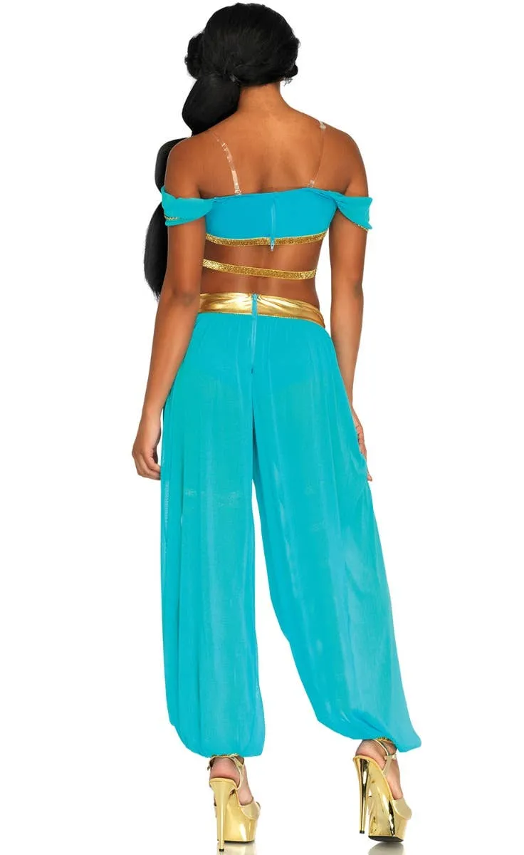 Oasis Princess Womens Sexy Jasmine Fancy Dress Costume
