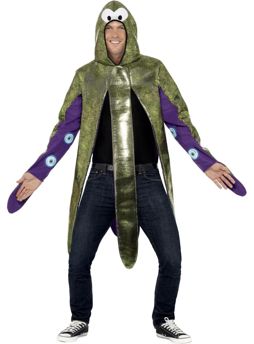 Octopus Mens Purple And Gold Sea Creature Costume