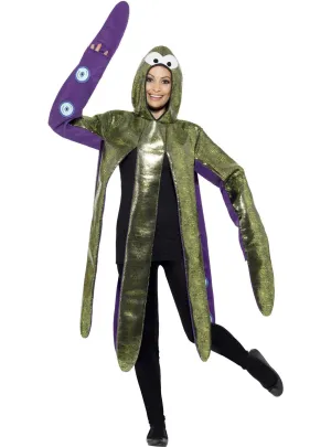Octopus Womens Purple And Gold Sea Creature Costume
