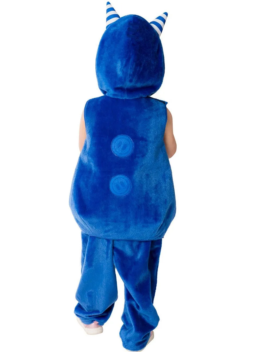 Oddbods Toddler Boys Blue Pogo Monster Costume