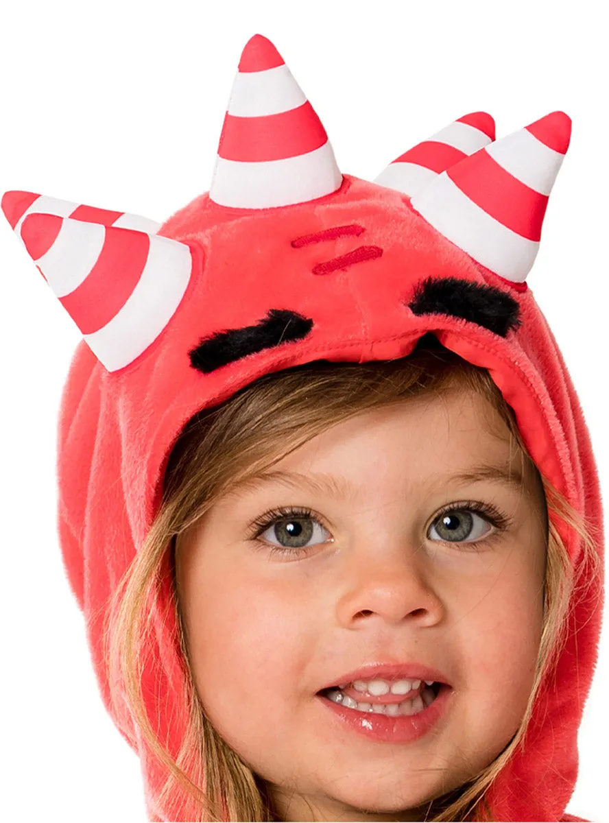Oddbods Toddler Girls Fuse Red Monster Costume