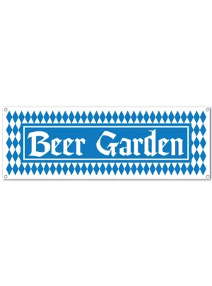 Oktoberfest Beer Garden Banner Party Decoration