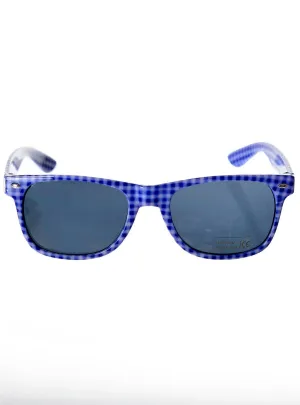 Oktoberfest Blue and White Costume Sunglasses