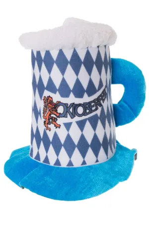 Oktoberfest Blue Beer Stein Costume Hat