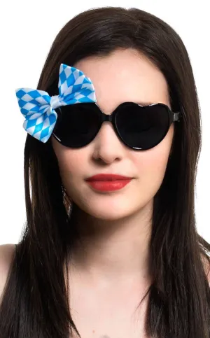 Oktoberfest Costume Glasses with Bow