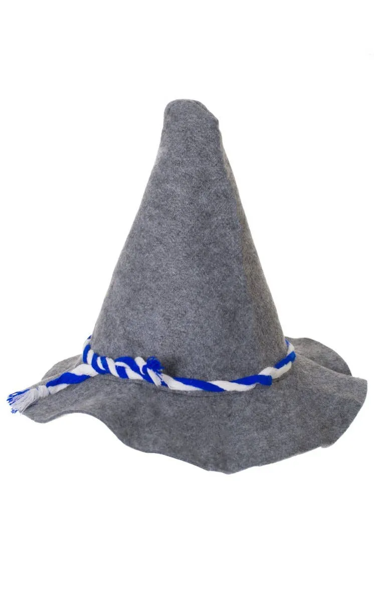 Oktoberfest Deluxe Grey Bavarian Costume Hat