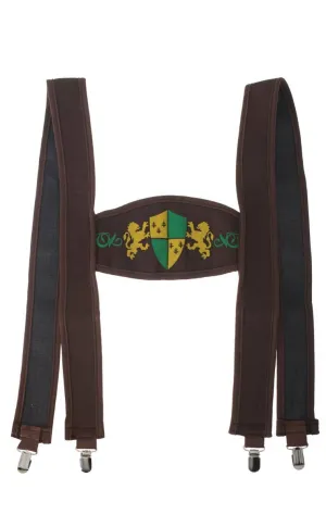 Oktoberfest German Lederhosen Costume Suspenders