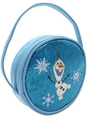 Olaf Disney Frozen Blue Glitter Costume Bag