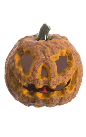Old Rotten Light Up Pumpkin Halloween Decoration