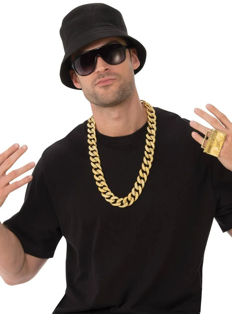 Old School 1990s Rapper 4 Piece Costume Accessory Set