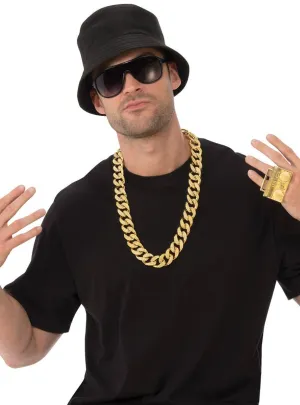 Old School 1990s Rapper 4 Piece Costume Accessory Set