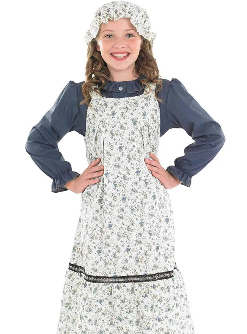 Olden Days Girls Victorian School Girl Costume
