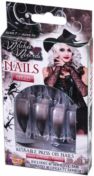Ombre Pointed Witch Stick On Nails