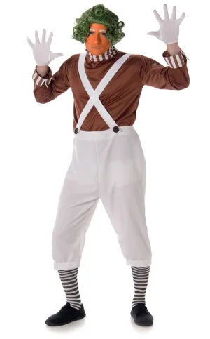 Oompa Loompa Mens Candy Maker Book Week Costume