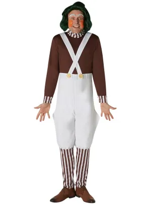 Oompa Loompa Mens Willy Wonka Book Week Costume