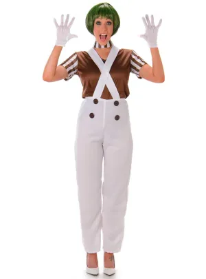 Oompa Loompa Womens Candy Maker Book Week Costume