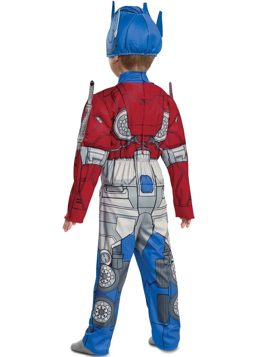 Optimus Prime Toddler Boys Muscle Chest Transformers Costume