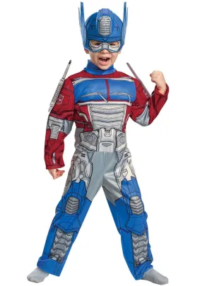 Optimus Prime Toddler Boys Muscle Chest Transformers Costume