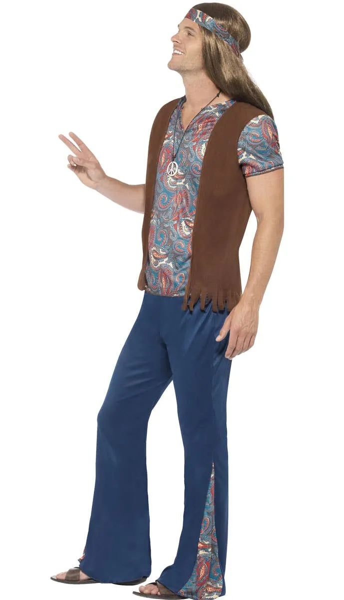 Orion the Hippie Mens Retro 1960s Costume