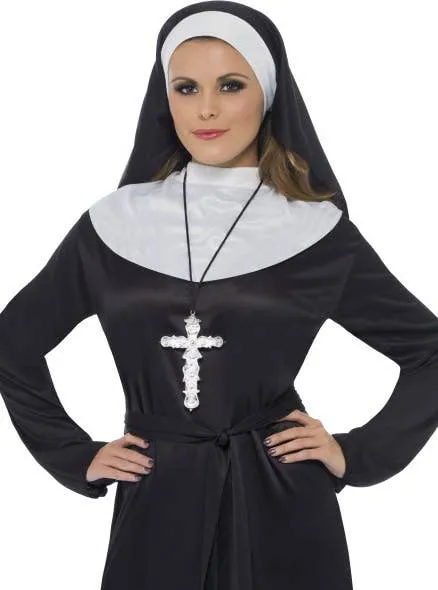 Ornate Silver Cross Costume Jewellery