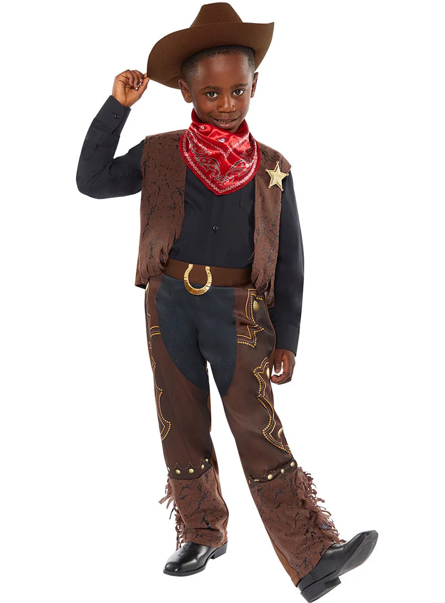 Outback Western Cowboy Boys Costume