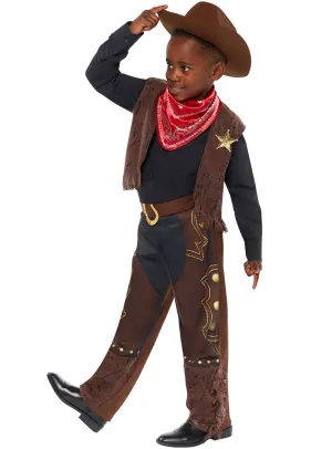 Outback Western Cowboy Toddler Boys Costume