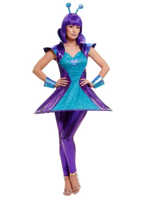 Outer Space Alien Lady Womens Costume