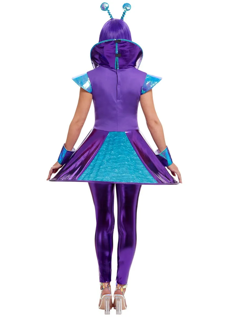 Outer Space Alien Lady Womens Costume