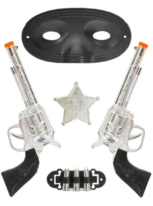 Outlaw Cowboy 5 Piece Costume Weapon Set