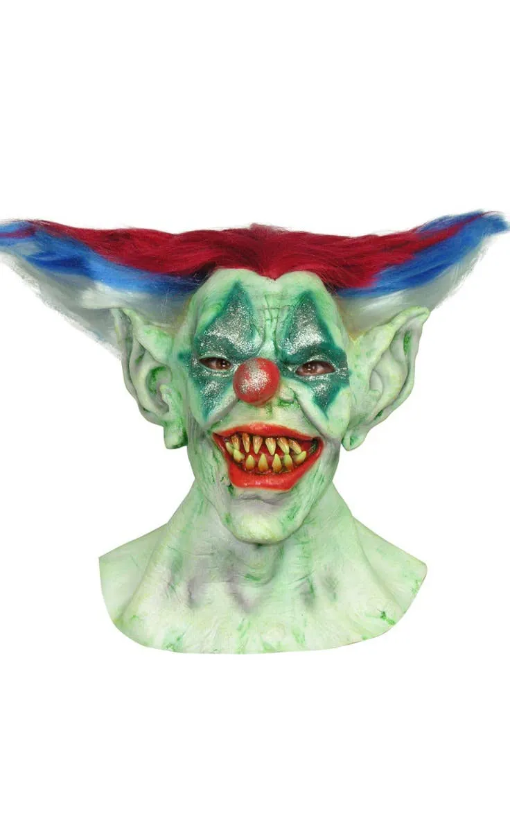 Outta Control Clown Horror Mask Costume Accessory