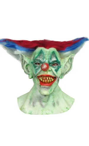 Outta Control Clown Horror Mask Costume Accessory