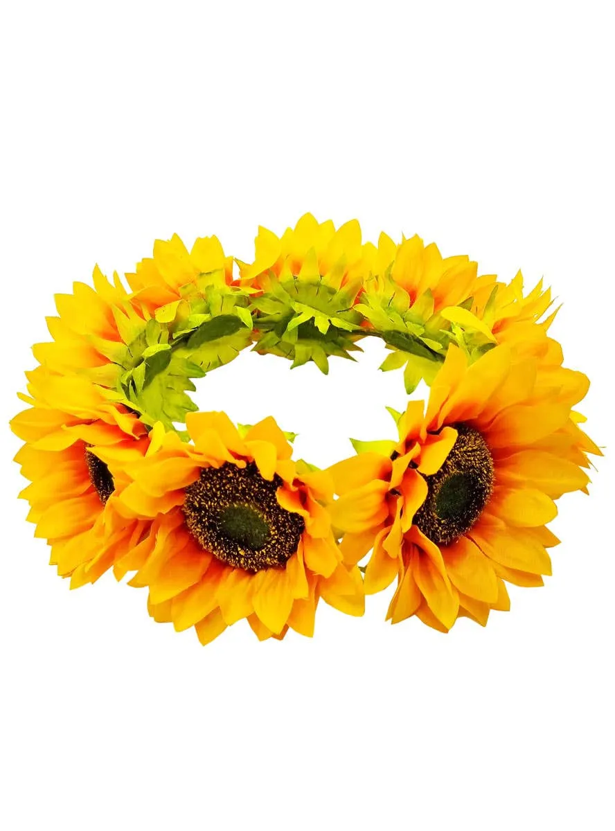 Oversized Yellow Sunflowers Costume Headband