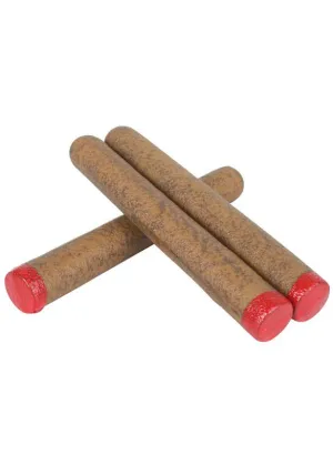 Pack of 3 Fake Gangster Cigar Costume Accessory