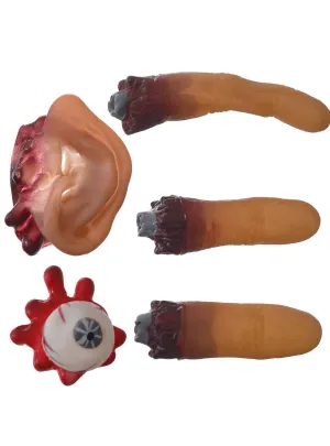 Pack of Severed Body Parts Halloween Decoration