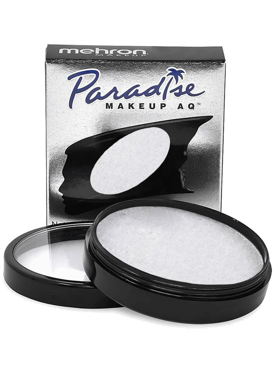 Paradise AQ 40g Metallic Argente Silver Cake Makeup