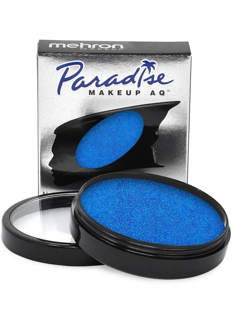 Paradise AQ 40g Metallic Dark Blue Azur Cake Makeup