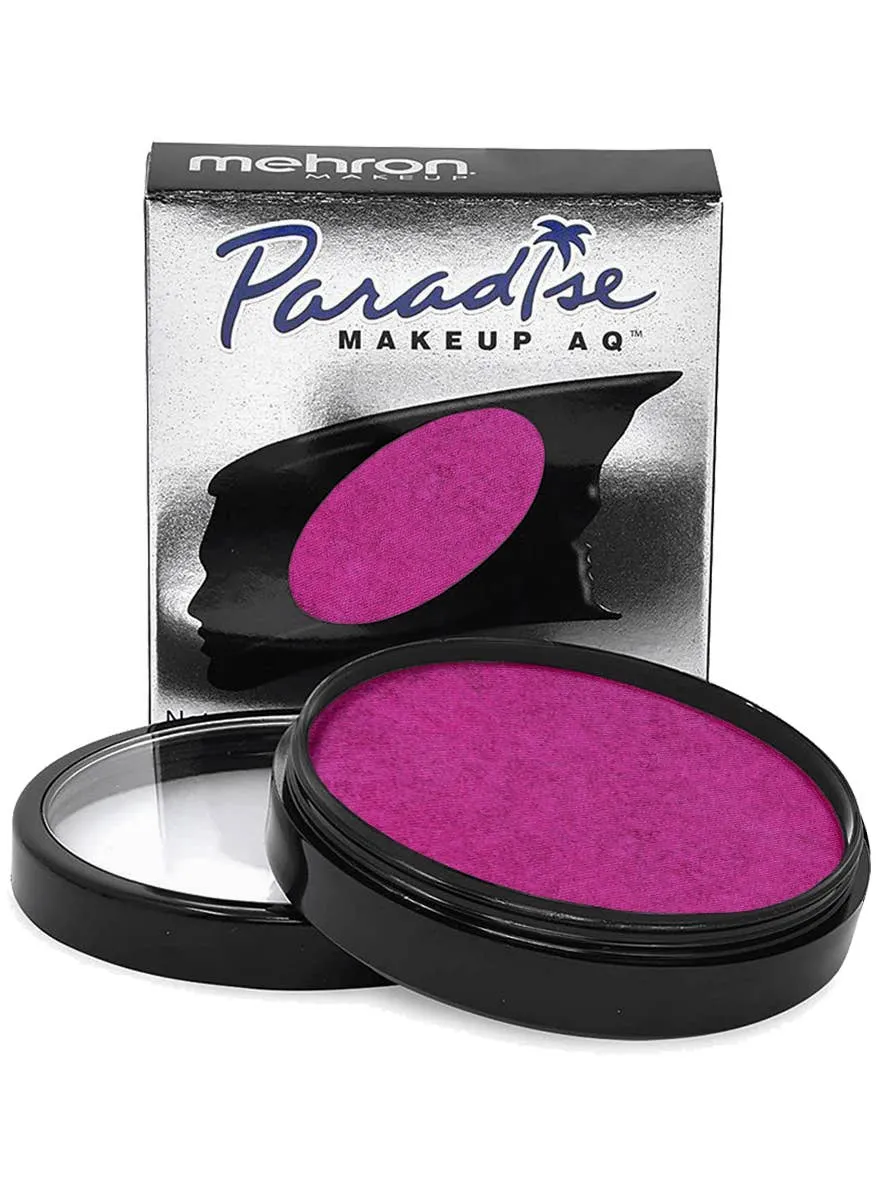 Paradise AQ 40g Metallic Fuchsia Cake Makeup