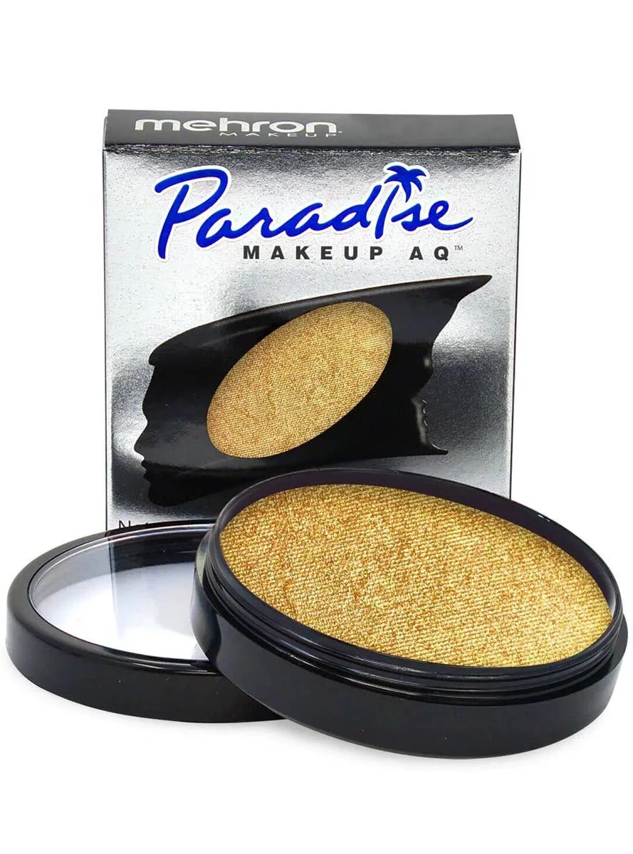 Paradise AQ 40g Metallic Gold Cake Makeup