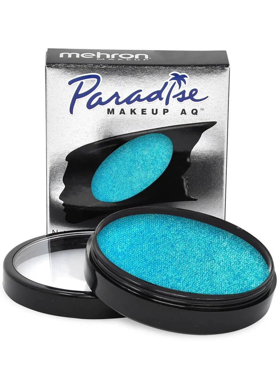 Paradise AQ 40g Metallic Light Blue Cake Makeup