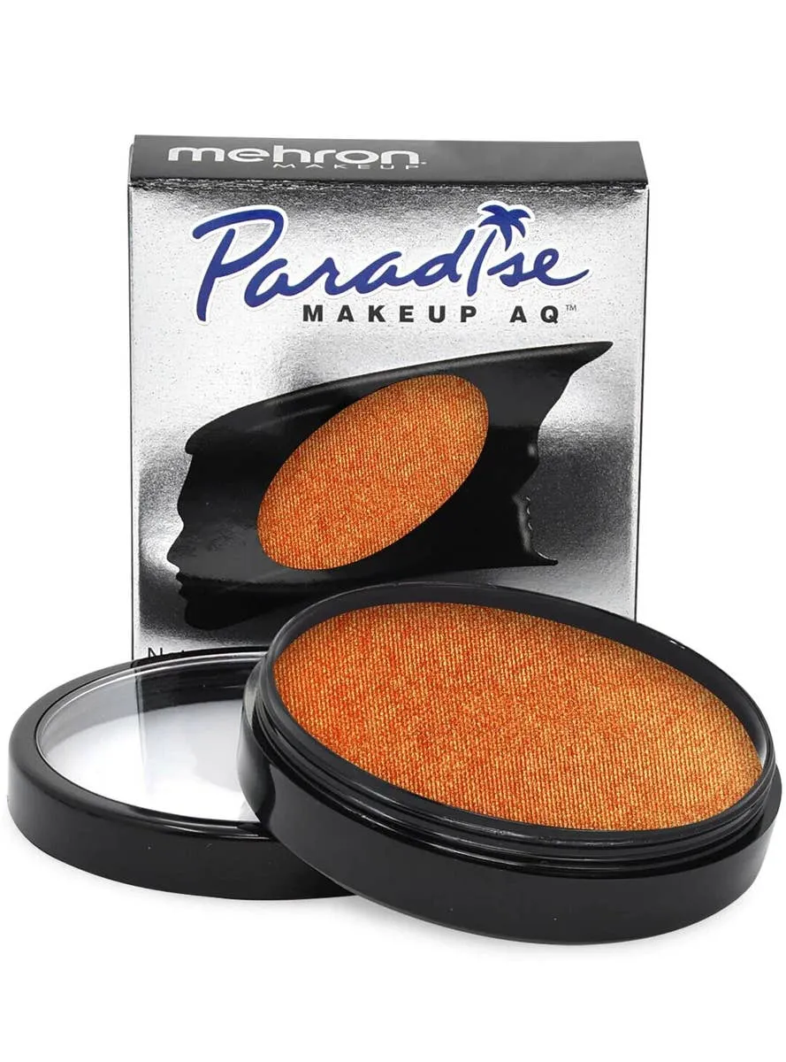 Paradise AQ 40g Metallic Orange Cake Makeup