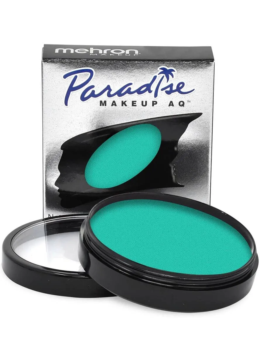 Paradise AQ 40g Teal Green Cake Makeup