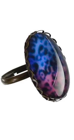Party Animal Leopard Print Ladies Ring Accessory