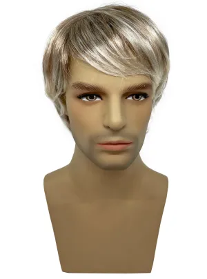 Party Dude Mens Short Blonde Costume Wig