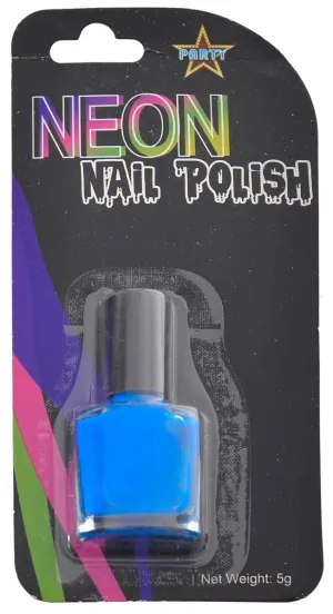 Party Neon Blue Nail Polish